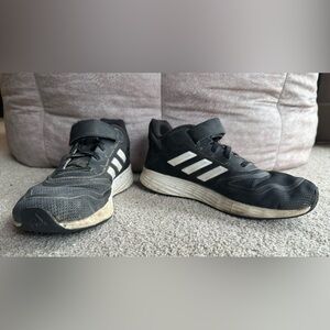 Boys Adidas Run Sneakers, Black, Size 2.5